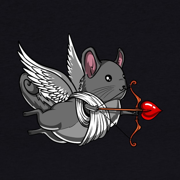 Chinchilla Mouse Pet Cute Valentines Day by underheaven